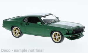 IXO 1:43 IXOCLC530N.22 Ford Mustang Custom metallic grün, 1969,  -NEU