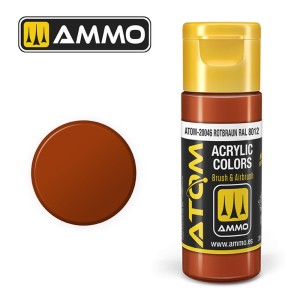 AMMO by MIG Jimenez  ATOM COLOR Rotbraun RAL 8012