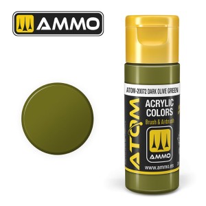 AMMO by MIG Jimenez  ATOM COLOR Dark Olive Green