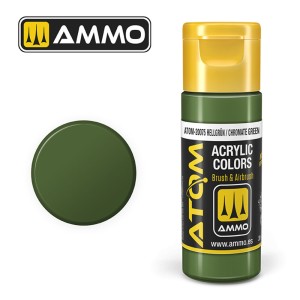 AMMO by MIG Jimenez  ATOM COLOR Hellgrün / Chromate Green