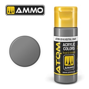 AMMO by MIG Jimenez  ATOM COLOR Neutral Gray