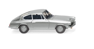 Wiking H0 1/87 018702 PKW BMW 1600 GT Coupé - silber-metallic - OVP NEU