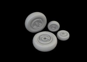 Eduard Accessories 1:48 648996 Gannet wheels  AIRFIX - NEU