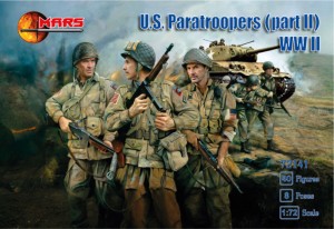 Mars Figures 1:72 MS72141 U.S. Paratroopers WWII (part II) - NEU