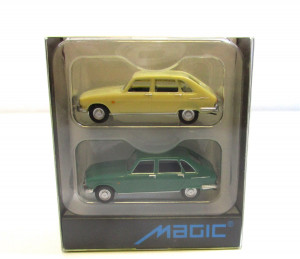 Herpa Magic H0 1/87 Renault R16 Doppelpack grün/beige - OVP (119/14