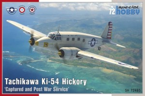 Special Hobby 1:72 100-SH72485 Tachikawa Ki-54 Hickory ‘Captured and Post War Service’  1/72