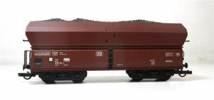 Roco H0 4386A Selbstentladewagen Kohle-Ladung 676 0 257-9 DB OVP (1282h)