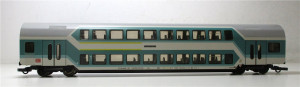 Märklin (DC) H0 43581 Doppelstockwagen Mintgrün 1./2. Kl. DB ohne OVP (1341h)