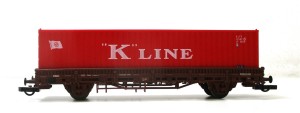 Roco H0 4399W Containerwagen K-Line Transcontainer KKK OVP (2024h)