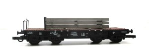 Roco H0 46384 Schwerlastwagen Slmmp Stahlladung NS KKK ohne OVP (3358h)