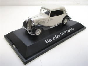 Modellauto 1:43 Schuco 02463 Mercedes 170V Cabrio Softtop OVP (4933h)