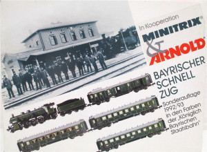 Arnold N 0235 Zugset S3/6 Bayrischer Schnellzug 92/93 5-teilig OVP (2032h)