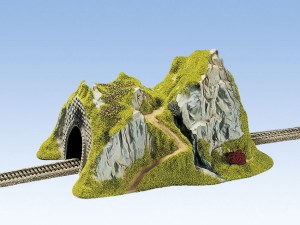 NOCH TT 48670 Tunnel, 1-gleisig, gerade, 31 x 18 cm