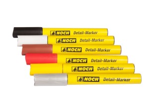 NOCH G,1,0,H0,TT,N,Z 61155 Detail-Marker, Inhalt: 6 Marker