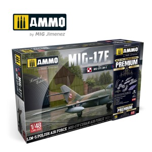 AMMO by MIG Jimenez 1:48 A.MIG-8513 1/48 MiG-17F/LIM-5, Poland-Cuba-Angola Premium Edition