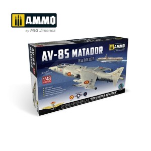 AMMO by MIG Jimenez 1:48 A.MIG-8505 1/48 Harrier AV-8S Matador - Spanish, American, British versions