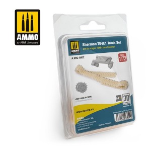 AMMO by MIG Jimenez 1:72 A.MIG-8952 1/72 Sherman T54E1 Tracks Set