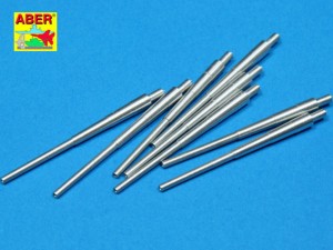 Aber Models 1:350 RE-350 L11 8 pcs 380 mm barrels for Bismarck