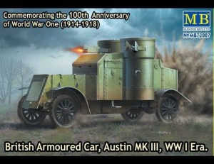 Master Box Ltd. 1:72 72007 Austin Mk.III British armored car1914-18