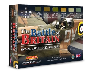 Lifecolor  CS35 Battle Of Britain, Royal Air Force Colors 6 x 22 ml