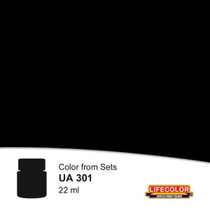 Lifecolor  NUA301 Black 22 ml