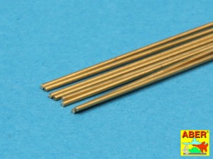 Aber Models  BR 06 Brass  round rods 0,6mm