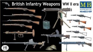 Master Box Ltd. 1:35 35109 British infantry weapons, WWII era