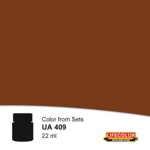 Lifecolor  NUA409 Dark Brown 22 ml