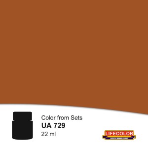 Lifecolor  NUA729 Dark Wooden Stock 22 ml