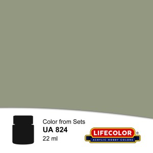 Lifecolor  NUA824 Diesel Loco Roof Grey 22 ml