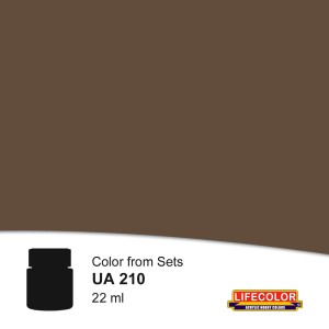 Lifecolor  NUA210 Dunkelbraun 22 ml