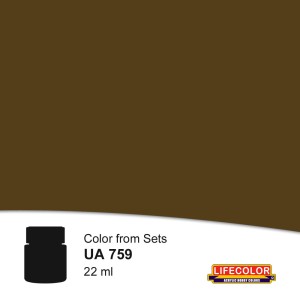 Lifecolor  NUA759 Exhausted Umber 22 ml