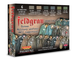 Lifecolor  CS55 Feldgrau – 1943-1945 – German Military Uniforms 6 x 22 ml