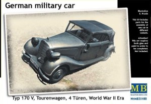 Master Box Ltd. 1:35 35100 Germ. military car Typ 170V Tourenwagen