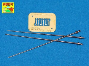 Aber Models 1:72 72 A01 German 2 m antennas x3 pcs