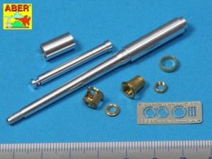 Aber Models 1:35 35 L-078N German 88 mm Barrel with late muzzle for Tiger I late