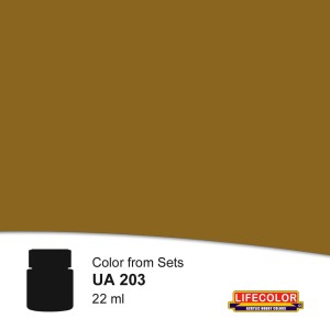 Lifecolor  NUA203 Grunbraun Gelbbraun 22 ml