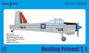 Micro Mir  AMP 1:72 MM72-028-03 Hunting Provost T.1 (Burmese Air Force, Royal Malaysian Air Force, Iraqi Air Force) Limited Edition