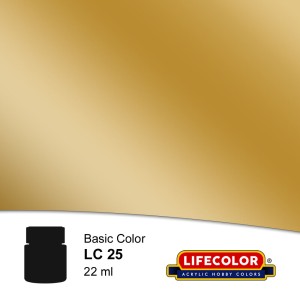 Lifecolor  NLC25 Matt Gold 22 ml