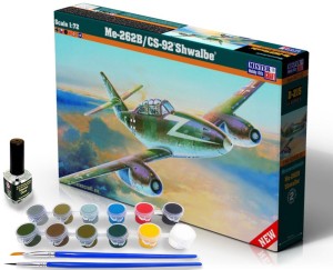 Mistercraft 1:72 SD-215 Me-262B-1a „Doppelsitzsiger” START SET