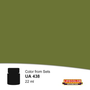 Lifecolor  NUA438 Medium IDF Green 22 ml