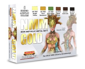 Lifecolor  CS53 NMM – Non Metallic Metal – Set 1 GOLD 6 x 22 ml