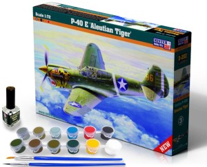 Mistercraft 1:72 SD-202 P-40E Aleutian Tiger  START SET