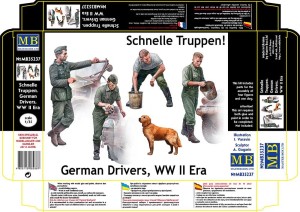 Master Box Ltd. 1:35 35237 Schnelle Truppen. German Drivers, WW II Era