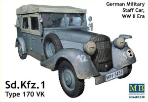 Master Box Ltd. 1:35 3530 Sd.Kfz.1 Type 170 VK, German staff car