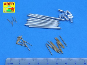 Aber Models 1:350 RE-350 L67 Set of barrels for battleship RN Roma