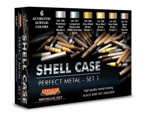 Lifecolor  CS47 Shell Case – Perfect Metals Set 1 6 x 22 ml