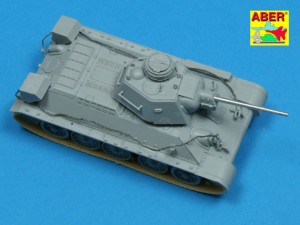 Aber Models 1:72 72 L-34 Soviet 76,2mm ZiS-5/F-34 tank barrel for KV-1 late & T-34/76