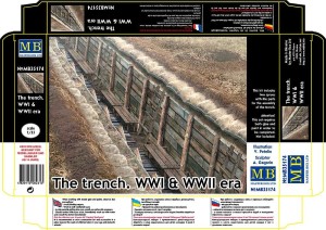 Master Box Ltd. 1:35 35174 The trench. WWI & WWII era