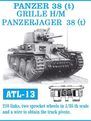 Friulmodel 1:35 ATL-013 Tracks for Pz 38 (t)